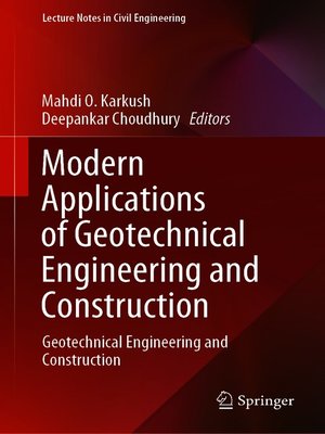 cover image of Modern Applications of Geotechnical Engineering and Construction